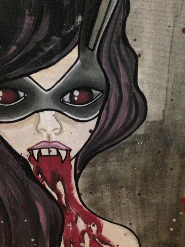 600x800 Bunny Pyro Watercolor Amp Acrylic Painting Rhea Designs - Pyro Painting