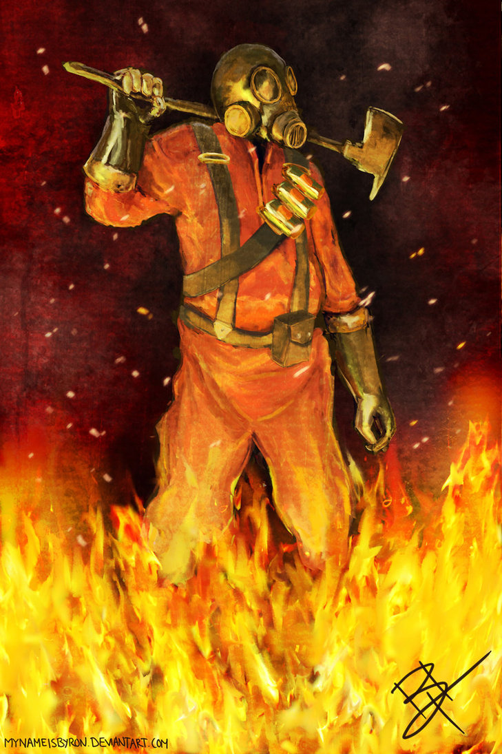 729x1095 Epic Pyro By Mynameisbyron - Pyro Painting