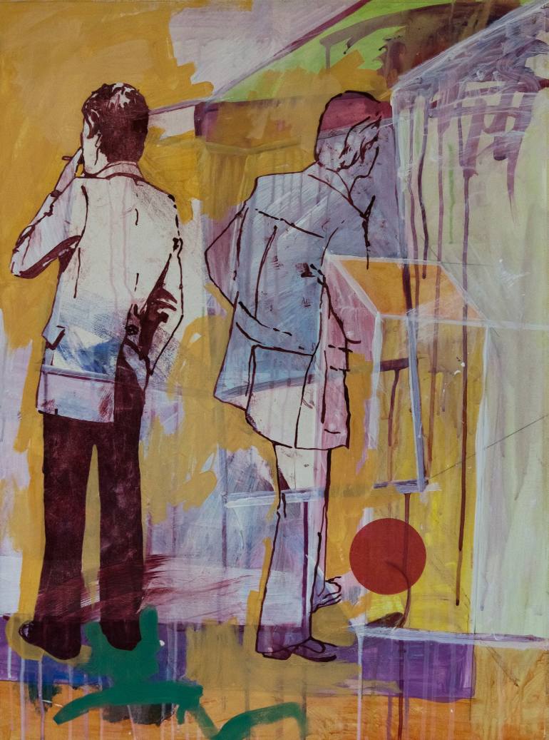 770x1037 Saatchi Art Snappy Pythagoras Painting By Rhys Baker - Pythagoras Painting