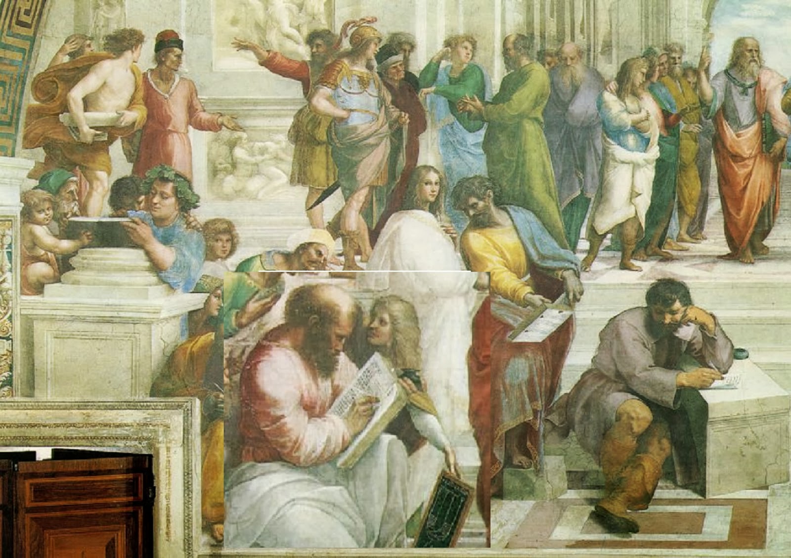 1600x1128 Dialogos Of Eide The Monochord - Pythagoras Painting
