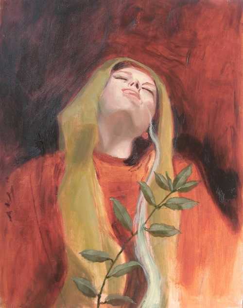 500x632 Marc Kehoe Paintings - Pythia Painting