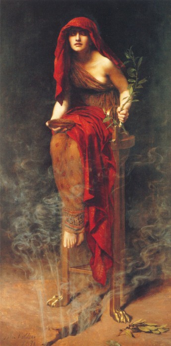 345x697 Filejohn Collier - Pythia Painting