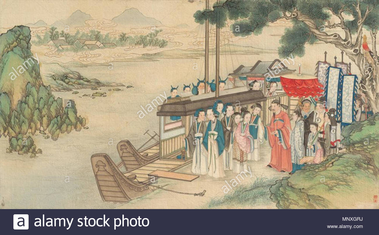 1300x807 English A Painting From A Series Of Brush Paintings By Qing - Qing Dynasty Painting