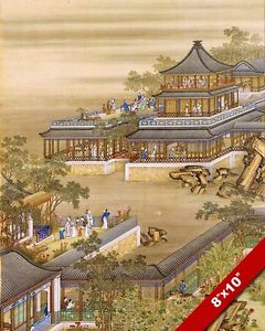 240x300 Yongzheng Qing Dynasty Chinese Emperor Temple Painting Art Real - Qing Dynasty Painting