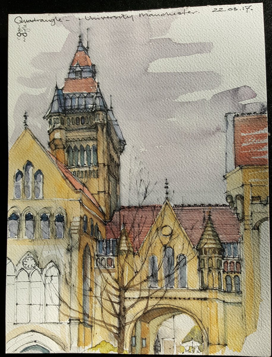 915x1200 The University Of Manchester On Twitter Thanks To Roger Moyle - Quad Painting