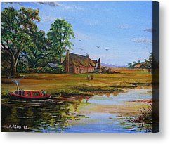 242x205 Quaint Painting Canvas Prints - Quaint Painting