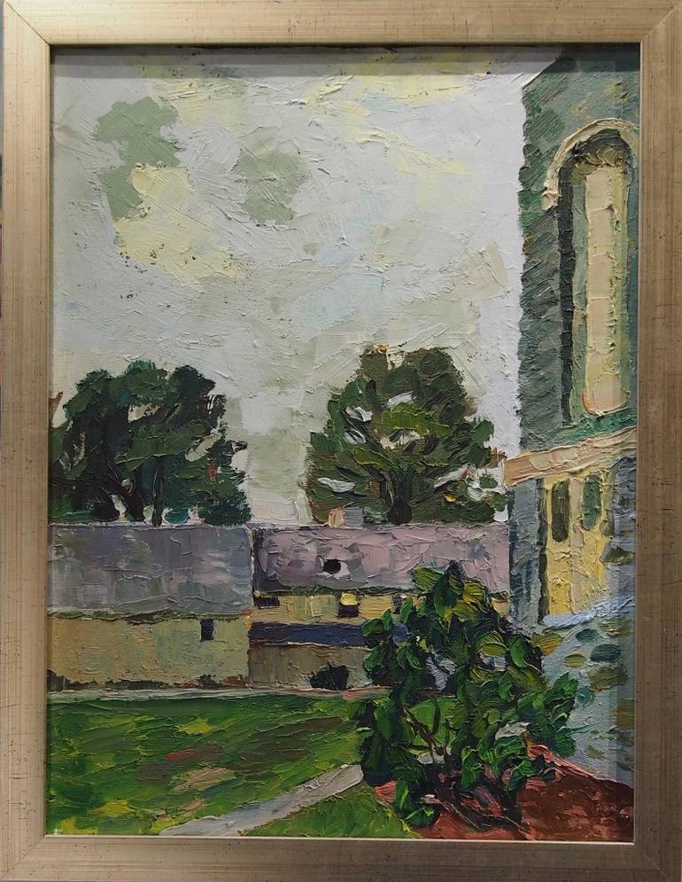 770x995 Saatchi Art Quaker School Painting By Lilian Burgler - Quaker Painting