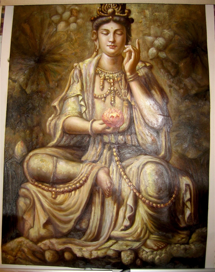 Quan Yin Painting at PaintingValley.com | Explore collection of Quan ...