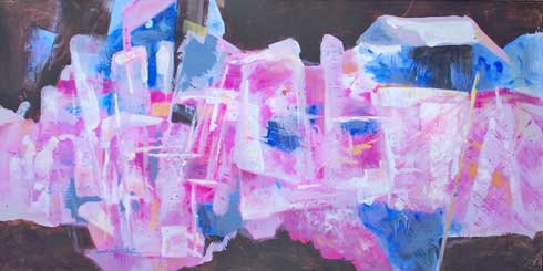 490x245 Pink Quartz Painting - Quartz Painting