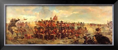 473x201 Quatre Bras, 1815 Prints By Lady Butler - Quatre Bras Painting