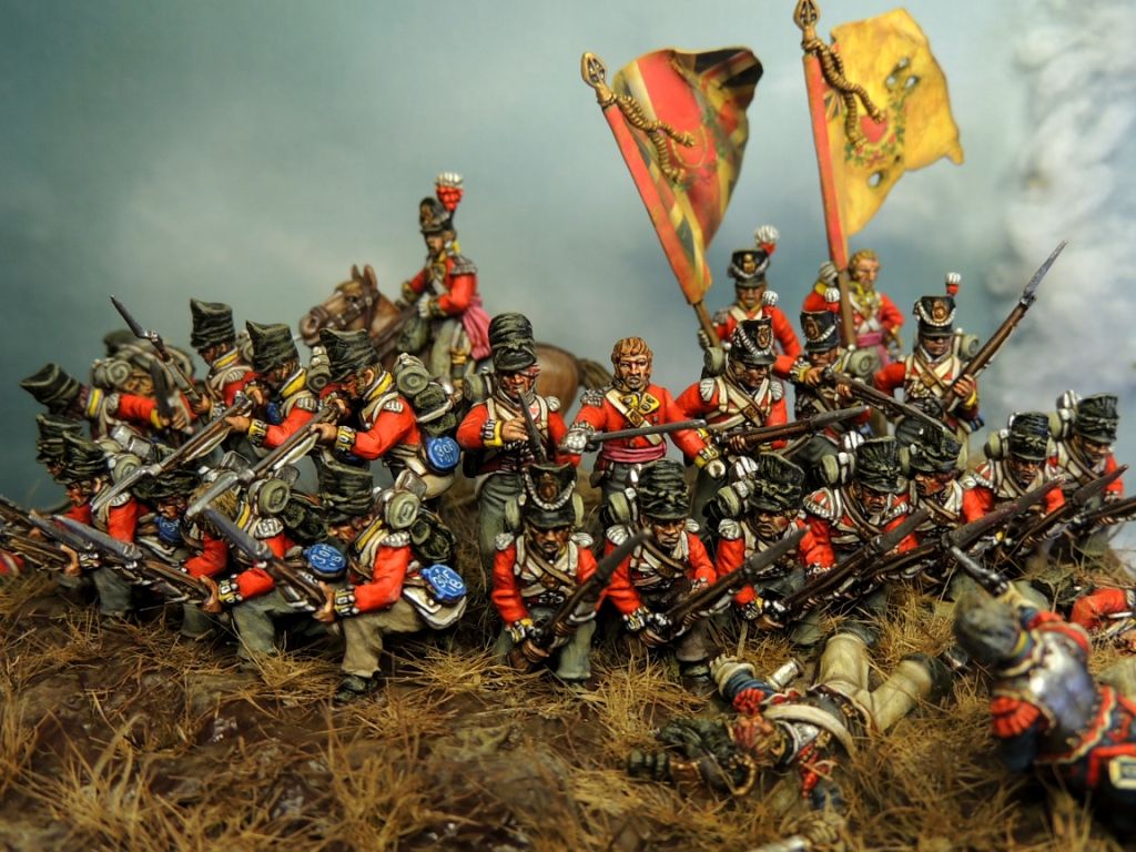 1024x768 Quatre Bras 1815. 28 Mm Perry Modified With Some Victrix - Quatre Bras Painting