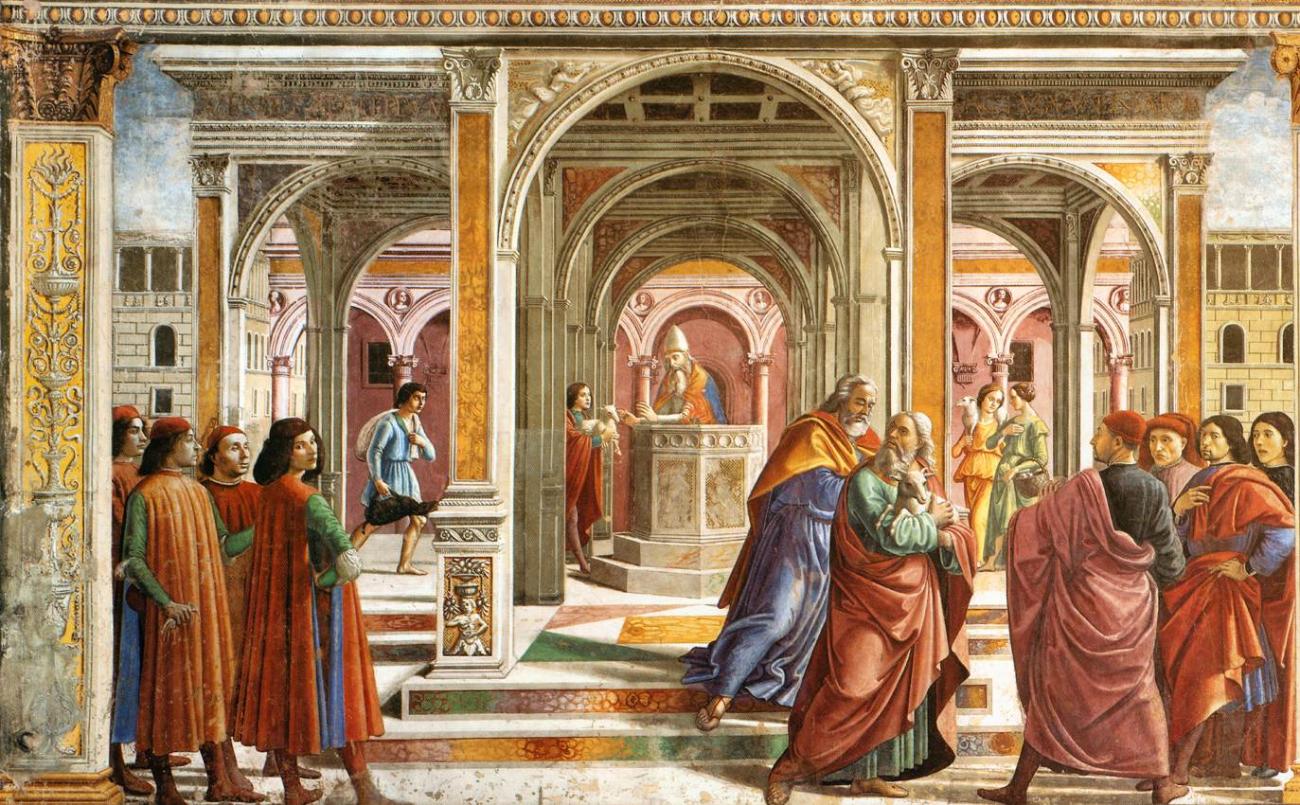 1300x805 Domenico Ghirlandaio - Quattrocento Painting