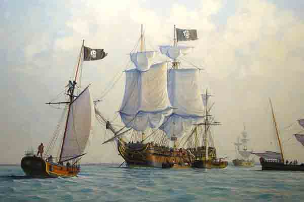 600x398 The Exchange - Queen Annes Revenge Painting