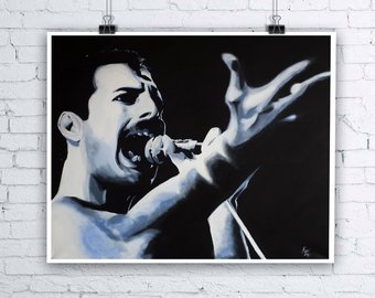 Queen Band Painting at PaintingValley.com | Explore collection of Queen ...