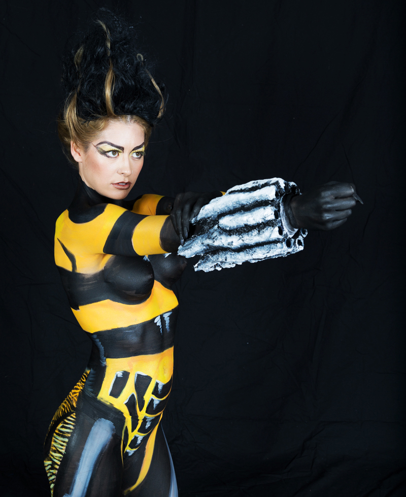 800x979 Queen Bee Body Painting - Queen Bee Painting