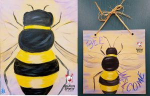 300x192 Wallingford Emmet Co. Nature Center Queen Bee Creative Spirits - Queen Bee Painting