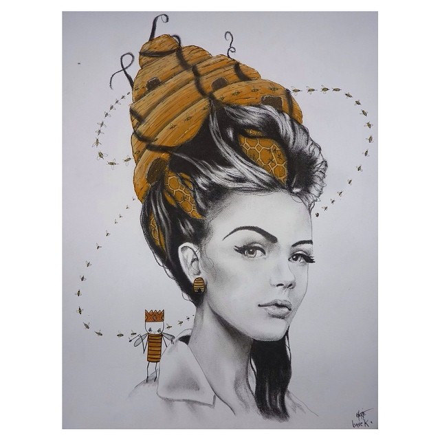 640x640 Barek - Queen Bee Painting