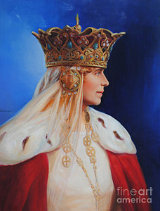 228x300 Queen Alexandra Paintings Fine Art America - Queen Crown Painting