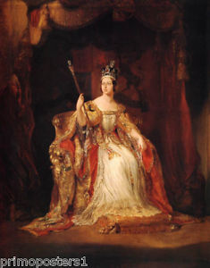 235x300 Coronation Of Queen Victoria Wearing St Edward's Crown Painting By - Queen Crown Painting