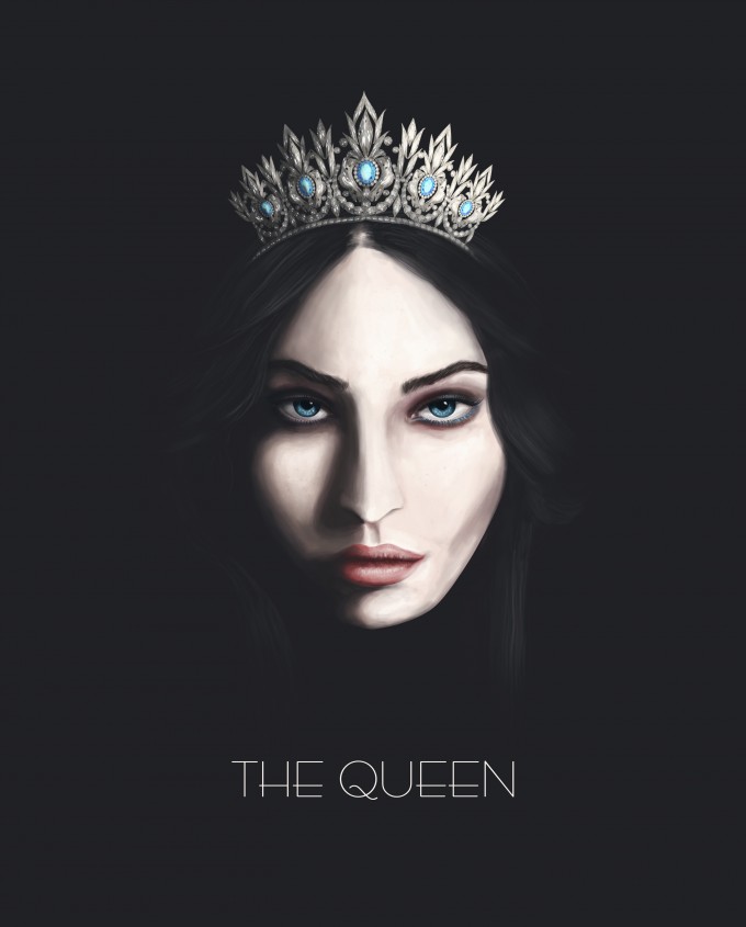 680x845 Digital Artdigital Painting - Queen Crown Painting