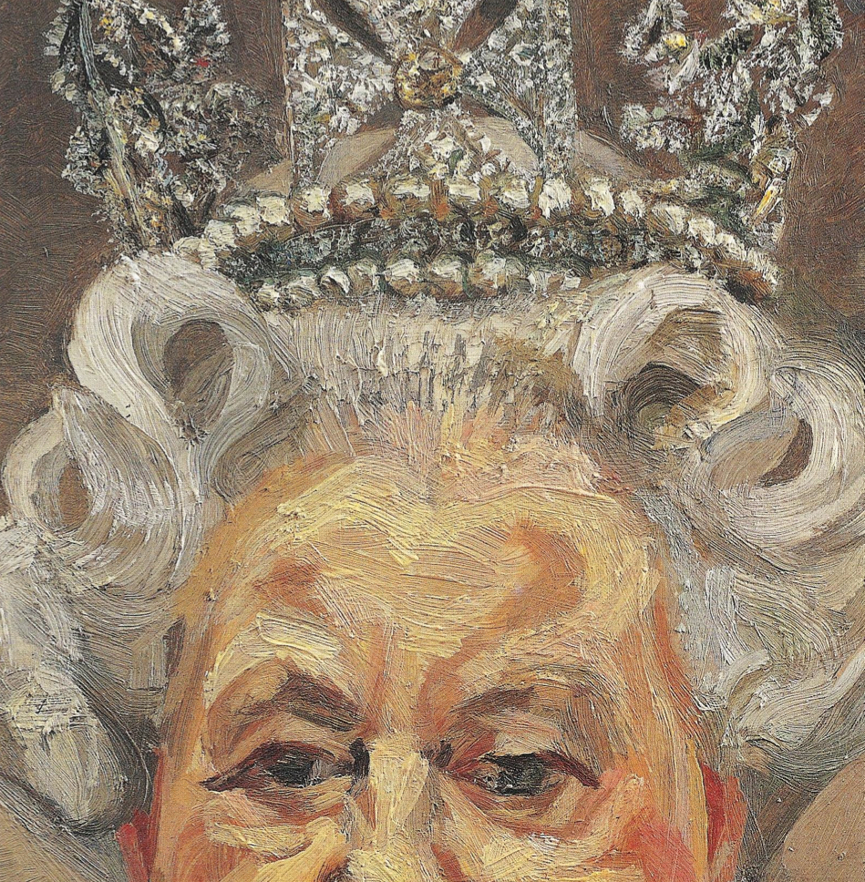 949x968 Epph Lucian Freud's Queen Elizabeth Ii, Part 2 - Queen Crown Painting