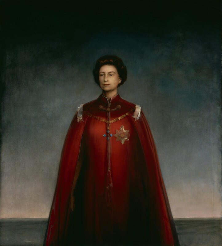 722x800 Npg 4706 Queen Elizabeth Ii - Queen Elizabeth Ii Painting