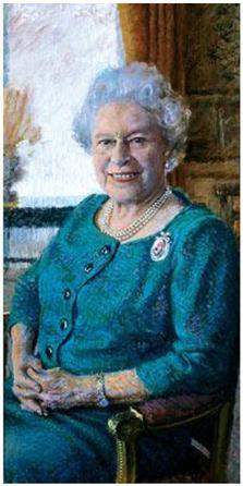 223x446 Her Majesty Queen Elizabeth Ii An 80th Birthday Portrait - Queen Elizabeth Ii Painting