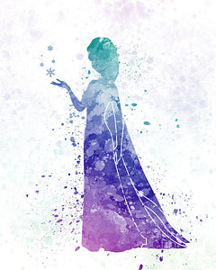240x300 Frozen Queen Elsa Paintings Fine Art America - Queen Elsa Painting