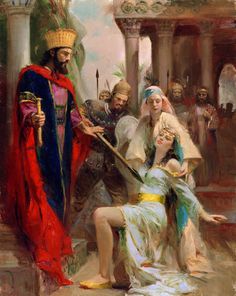 236x296 Queen Esther ~ Painting By John Cox Bible Art 7 - Queen Esther Painting