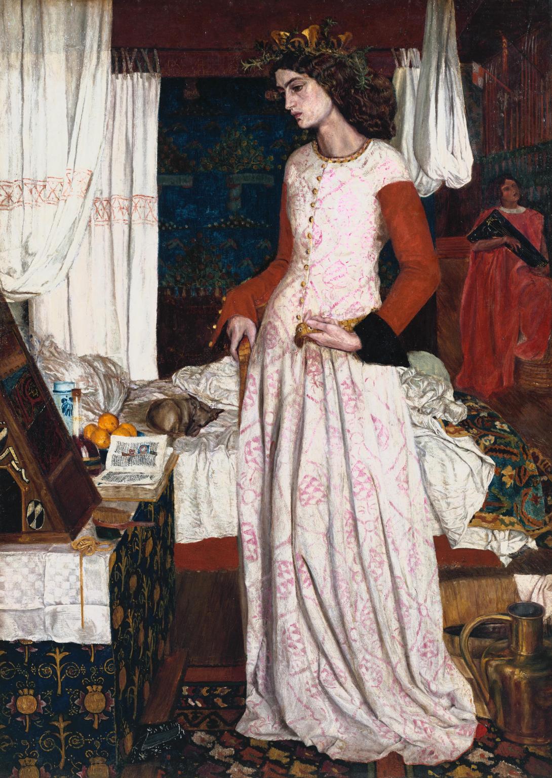 1090x1536 La Belle Iseult', William Morris, 1858 Tate - Queen Guinevere Painting