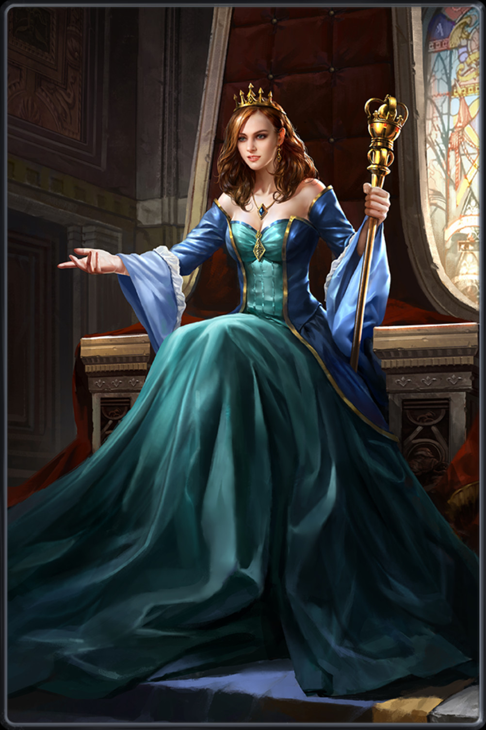 1002x1503 Queen Guinevere Heroes Of Camelot Wiki Fandom Powered By Wikia - Queen Guinevere Painting