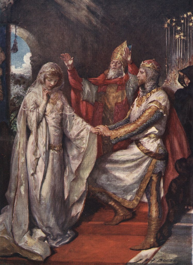 748x1024 The Marriage Of King Arthur And Queen Guinevere Posters Amp Prints - Queen Guinevere Painting