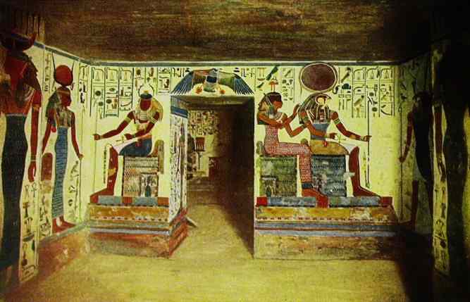 667x429 Nefertari's Tomb In The Valley Of The Queens - Queen Nefertari Tomb Painting