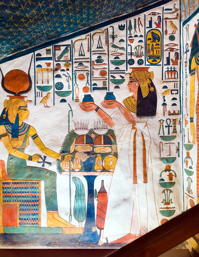 790x1024 Tomb Nefertari, Qv66, Valley The Queens Tomb - Queen Nefertari Tomb Painting