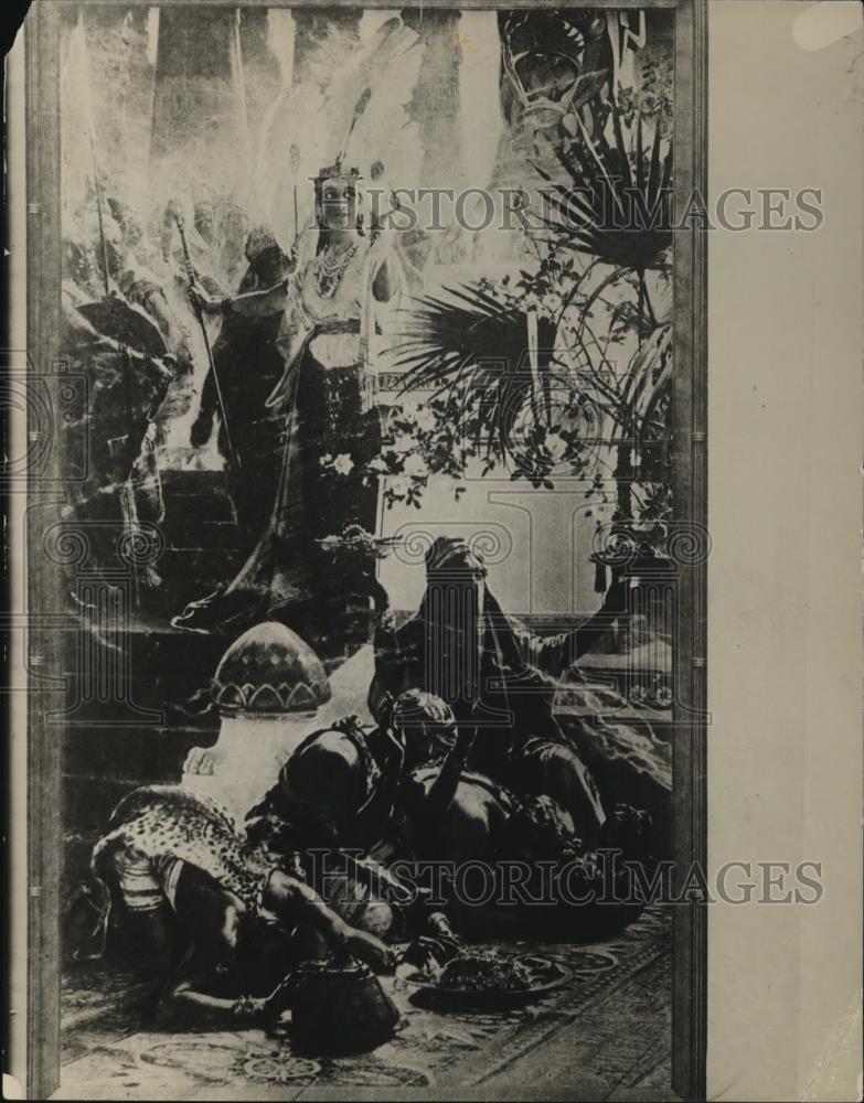 783x1000 1928 Press Photo Queen Of Sheba - Queen Of Sheba Painting