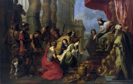 440x279 The Meeting Of King Solomon And The Queen Of Sheba Painting - Queen Of Sheba Painting