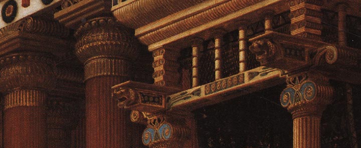 720x296 The Visit Of The Queen Of Sheba To King Solomon By Sir Edward John - Queen Of Sheba Painting