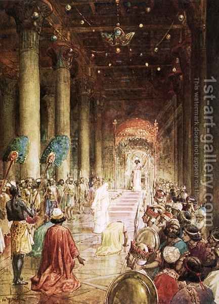 433x600 The Queen Of Sheba William Brassey Hole Reproduction 1st Art Gallery - Queen Of Sheba Painting