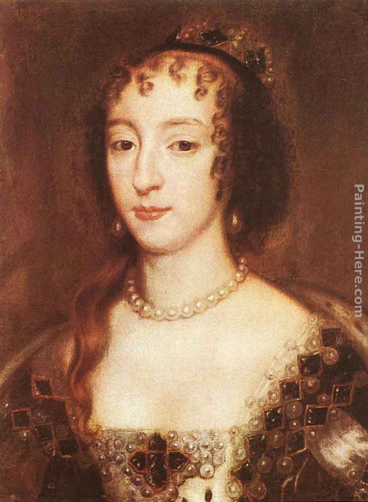 720x980 Sir Peter Lely Henrietta Maria Of France, Queen Of England - Queen Painting