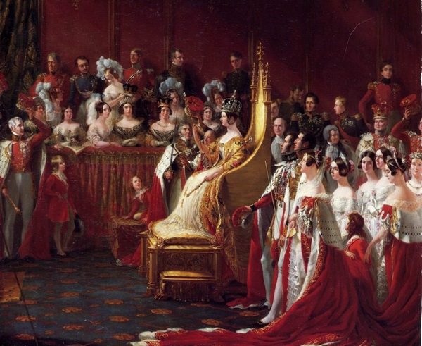 600x491 Queen Victoria Coronation Paintings Oil Painting Reproductions - Queen Victoria Coronation Painting