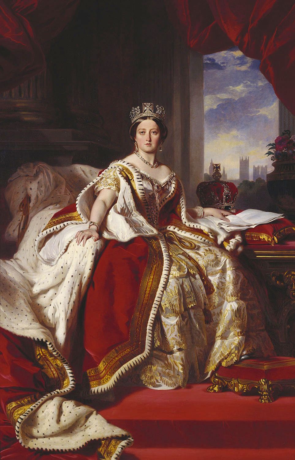 963x1501 The Past As Another Country Historical Places That Weren'T - Queen Victoria Coronation Painting