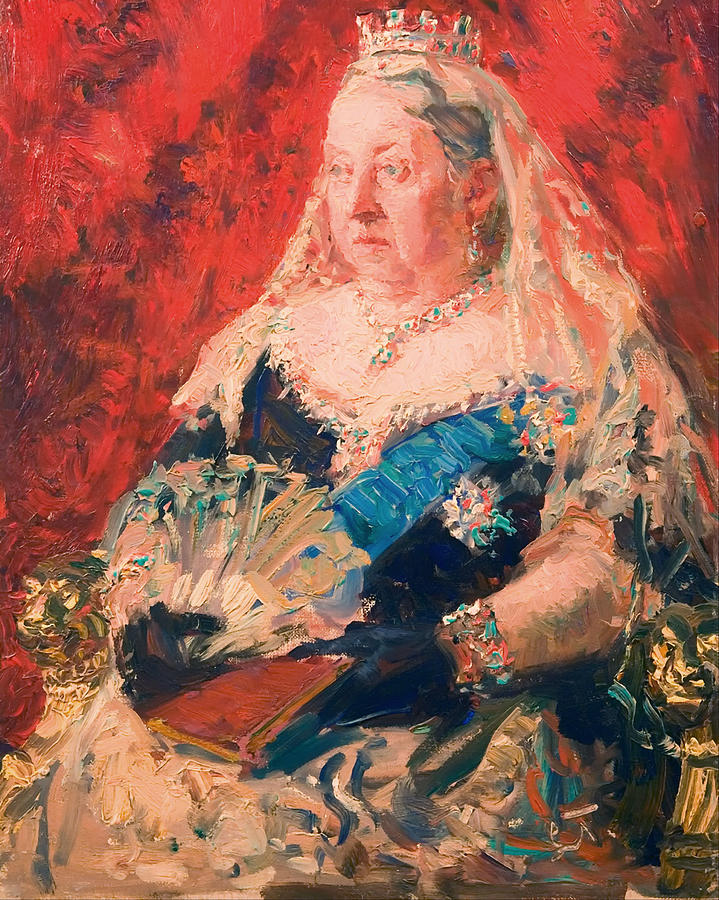 719x900 Portrait Of Queen Victoria Painting By Mountain Dreams - Queen Victoria Painting