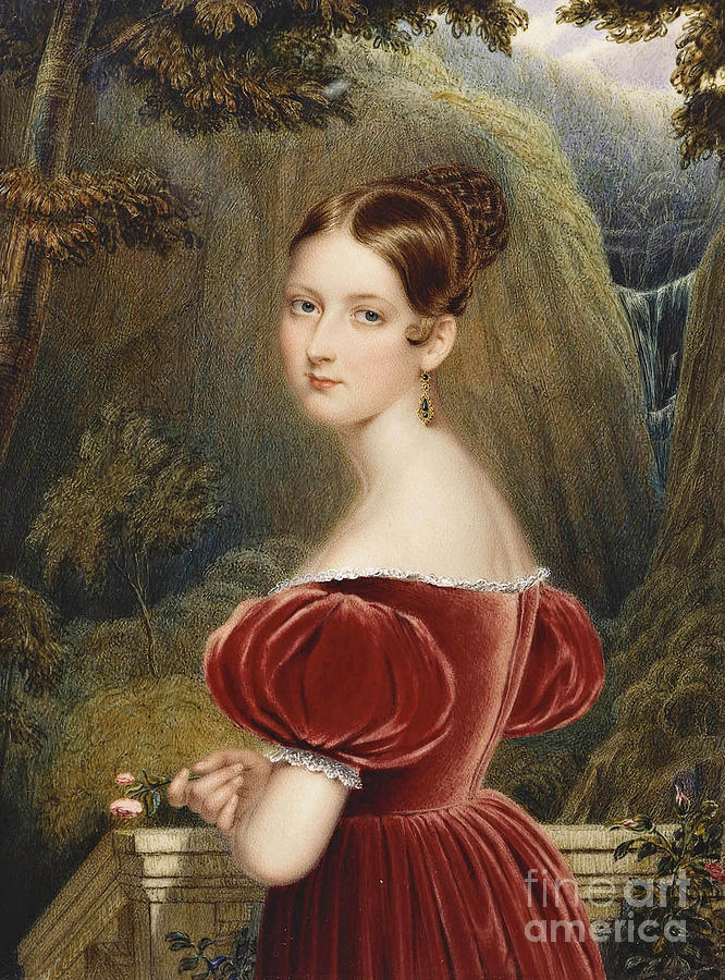 666x900 Queen Victoria Painting By Motionage Designs - Queen Victoria Painting