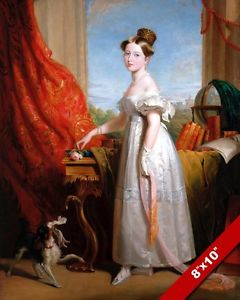 240x300 Young Queen Victoria As Girl Portrait Painting British History Art - Queen Victoria Painting