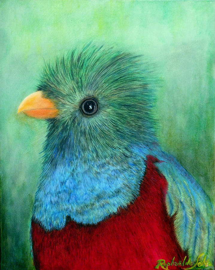 718x900 Quetzal Painting By Raphael De Luz - Quetzal Painting