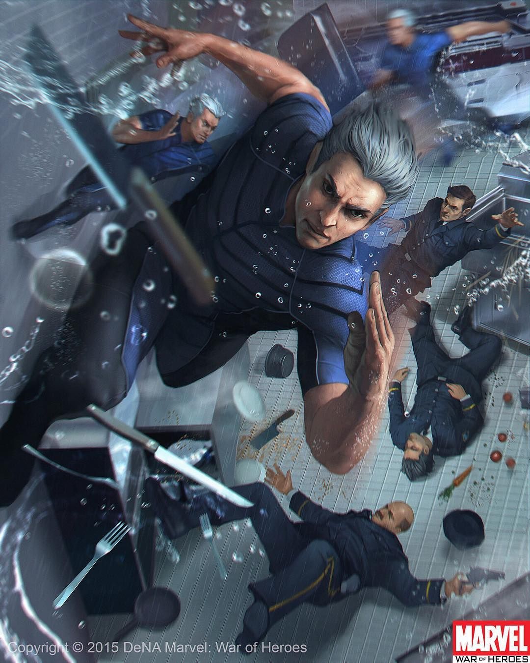 1080x1349 Quicksilver!! Art By Denys Tsiperko - Quicksilver Painting