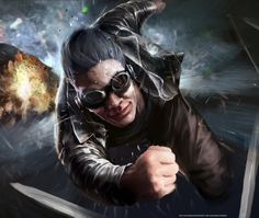 236x199 Quicksilver Concept Art By Henry Fong Obsession - Quicksilver Painting