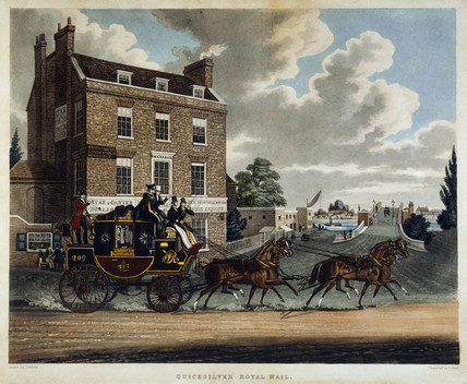 428x352 Quicksilver Royal Mail 19th Century By James Pollard - Quicksilver Painting