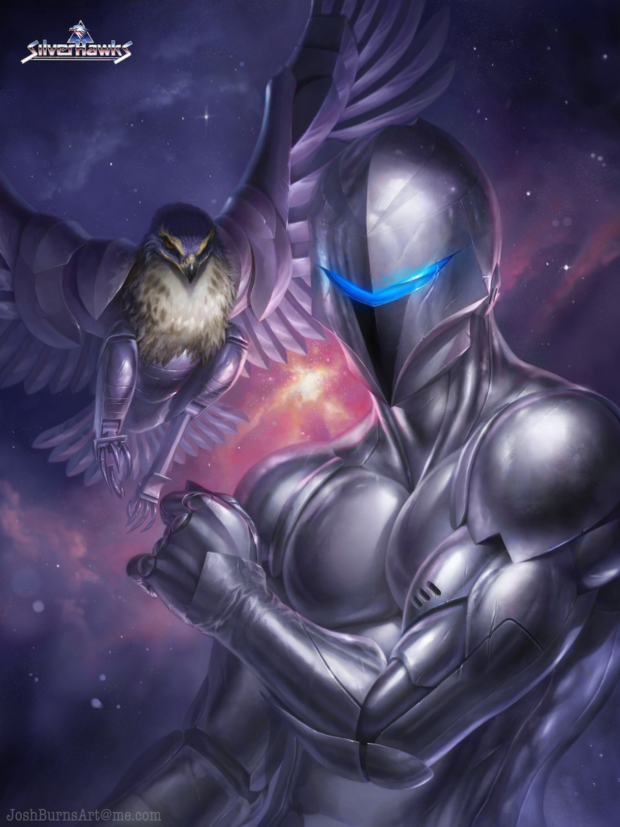 900x1200 Silverhawks! Posemanikin - Quicksilver Painting