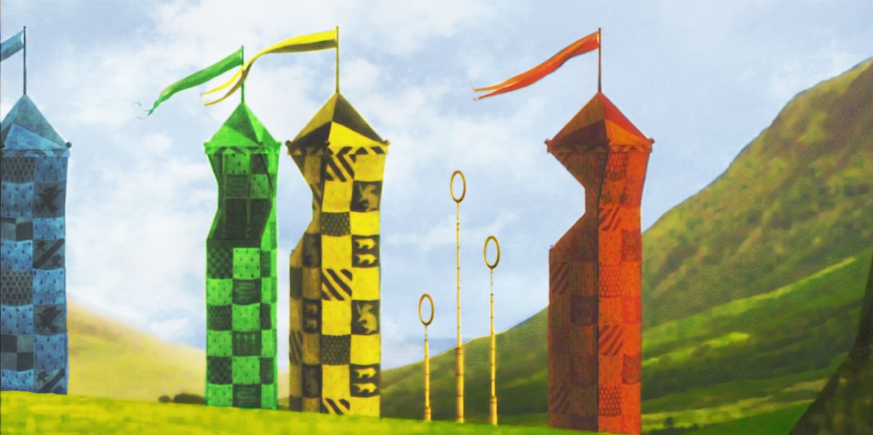 1267x631 Quidditch Pitch By Elleallio - Quidditch Painting